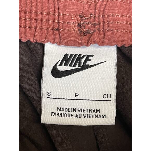 Nike Sportswear Pants Womens S Brown Woven Utility Cargo Tapered Athletic Jogger - Picture 4 of 15